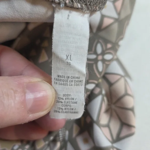 ⭐️Aerie Chill Play Move Leggings with Geometeic Pattern Size XL - Picture 5 of 6